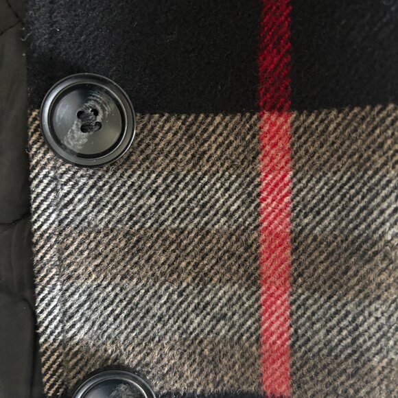 Plaid cashmere wool coat - Picture 6 of 14